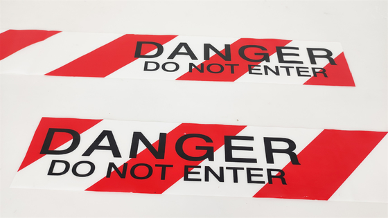 Custom Design Plastic Barrier Tape Caution tape Made of PE