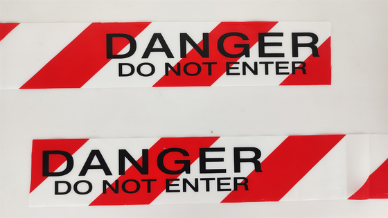 Custom Design Plastic Barrier Tape Caution tape Made of PE
