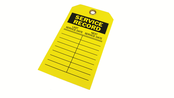 Industrial  Plastic Safety Tag Customized Waterproof Plastic Material