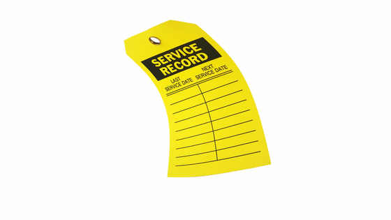 Industrial  Plastic Safety Tag Customized Waterproof Plastic Material