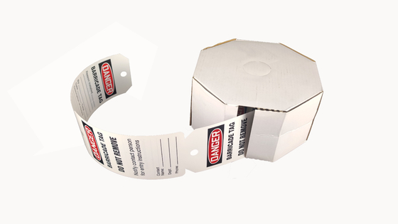 Custom Design Plastic Safety Tag Waterproof UV Resistant