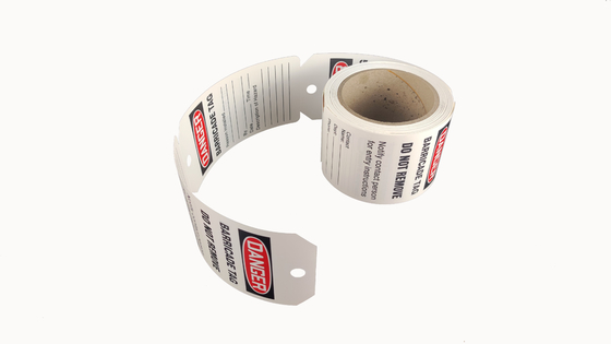 Custom Design Plastic Safety Tag Waterproof UV Resistant