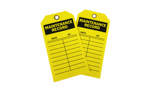 Long Lasting Durable Plastic Safety Tag WarningTags With Custom Logo