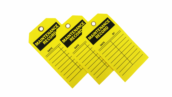 Long Lasting Durable Plastic Safety Tag WarningTags With Custom Logo