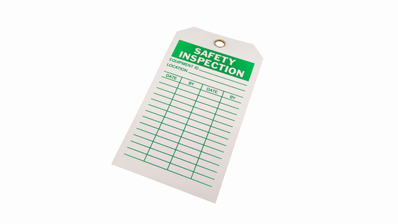 Custom Design Plastic Safety Tag for Durable and Customizable Protection