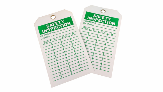 Custom Design Plastic Safety Tag for Durable and Customizable Protection