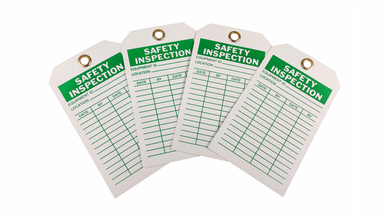 Custom Design Plastic Safety Tag for Durable and Customizable Protection