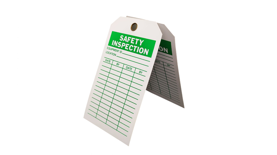 Custom Design Plastic Safety Tag for Durable and Customizable Protection