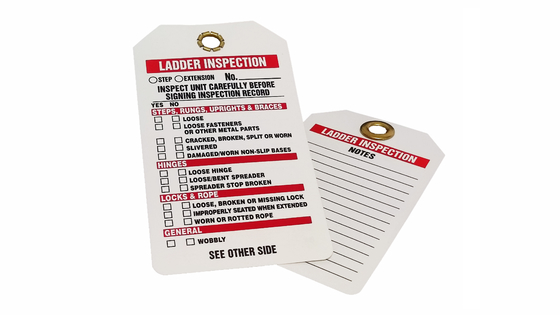 Custom Design Plastic Safety Tag PVC Material For Durable Performance