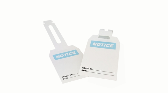 Industrial  Plastic Safety Tag with Customized Logo
