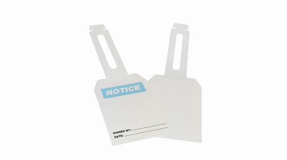 Industrial  Plastic Safety Tag with Customized Logo