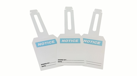 Industrial  Plastic Safety Tag with Customized Logo