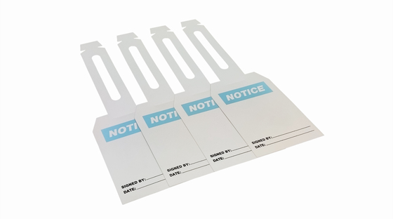 Industrial  Plastic Safety Tag with Customized Logo