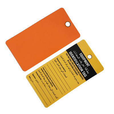 Custom Plastic Safety Tag With Long Lasting Durability And Logo Branding