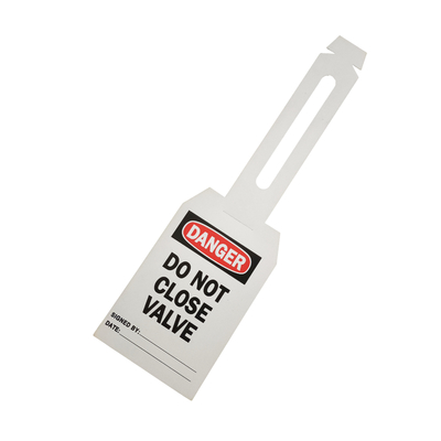 Custom Design Plastic Safety Tag For Requirements