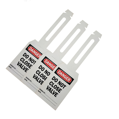 Custom Design Plastic Safety Tag For Requirements