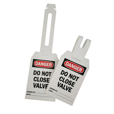 Custom Design Plastic Safety Tag For Requirements