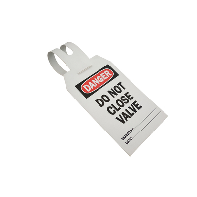 Custom Design Plastic Safety Tag For Requirements