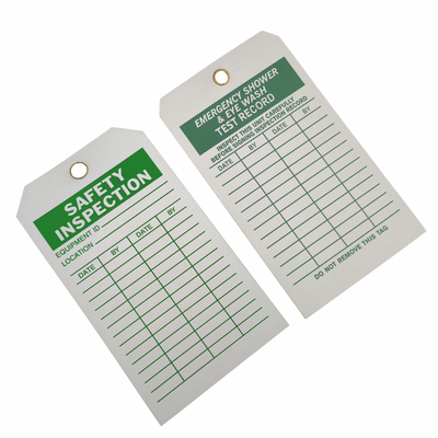 Customized Durable Plastic Safety Tag With Long Lasting Quality