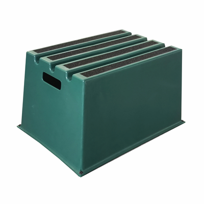 Foldable Plastic Step Stool With Non Slip Treads 12 Inches Height 500 Lbs Weight Capacity By Gorilla Ladders