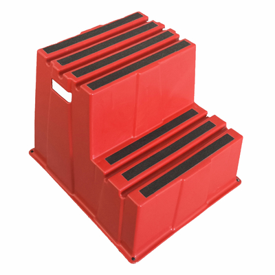 Gorilla Ladders Lightweight Plastic Step Stool With Non Slip Treads