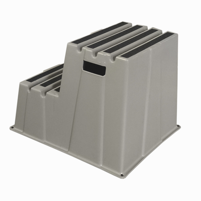 Heavy Duty Plastic Step Stool With 500 Lbs Weight Capacity 12 Inches Height