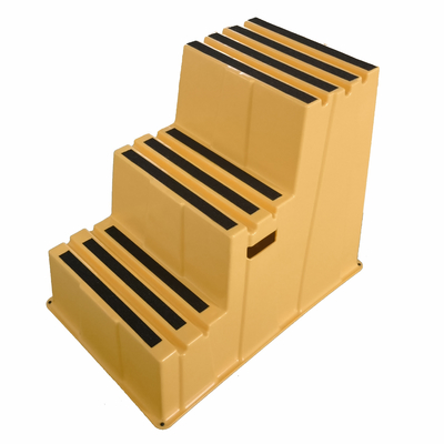 Gorilla Ladders 3-Step Plastic Step Stool Custom Color Foldable 500 Lbs Weight Capacity