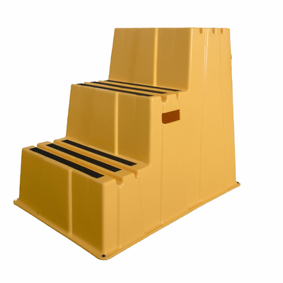 Gorilla Ladders 3-Step Plastic Step Stool Custom Color Foldable 500 Lbs Weight Capacity
