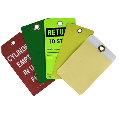Durable Custom Design Plastic Safety Tag Identification tag