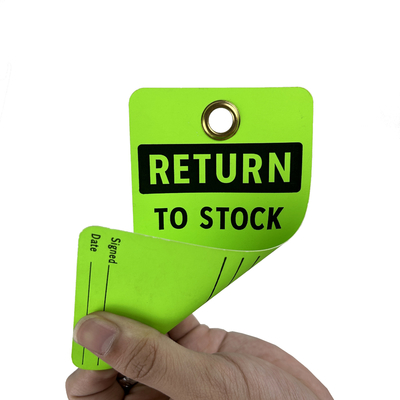 Durable Custom Design Plastic Safety Tag Identification tag