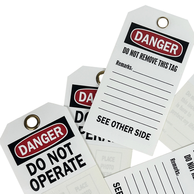 Industrial Protective Plastic Tag Custom Design For Branding Effectiveness