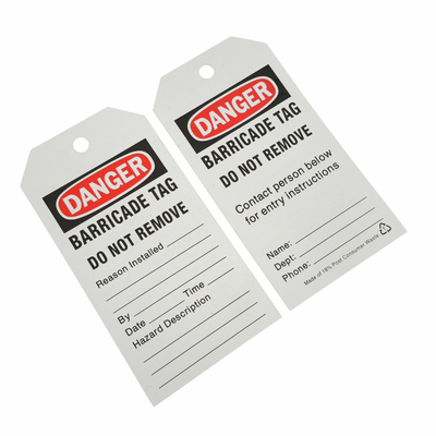 Customizable Industrial Safety Tag with Design Options