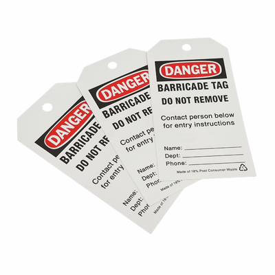 Customizable Industrial Safety Tag with Design Options