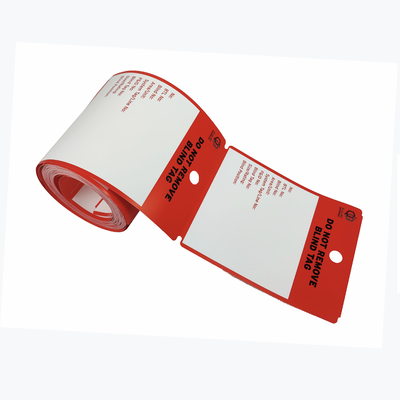 Personalized Custom Plastic Safety Tag for Enhanced Protection