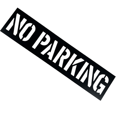 PVC Stencil Black PVC Number and Letter Stencil