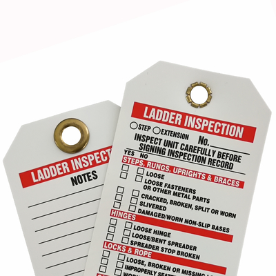 Waterproof Plastic Safety Tags for Enhanced Workplace Safety