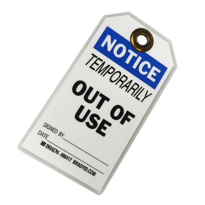 Custom Design Plastic Safety Tag For Industrial Safety And Effectiveness