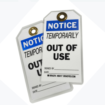 Custom Design Plastic Safety Tag For Industrial Safety And Effectiveness