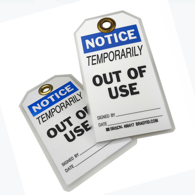 Custom Design Plastic Safety Tag For Industrial Safety And Effectiveness