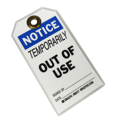 Custom Design Plastic Safety Tag For Industrial Safety And Effectiveness