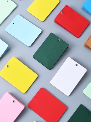 Plastic Tags PVC Blank Tag Rectangle Colorful Plastic Safety Tag