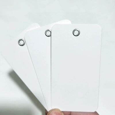 Custom Plastic PVC Blank Waterproof Safety Lockout Tagout Label Tag