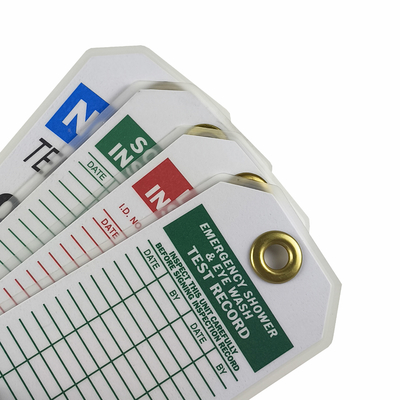 Durable Tag Product Waterproof Plastic Safety Tag With Custom Design