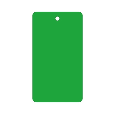 Plastic Tag PVC/PP Blank Rectangle Waterproof Hangtag For Industrial Concentration