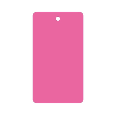 Plastic Tag PVC/PP Blank Rectangle Waterproof Hangtag For Industrial Concentration