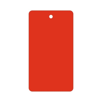 Plastic Tag PVC/PP Blank Rectangle Waterproof Hangtag For Industrial Concentration