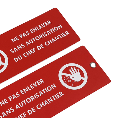 Waterproof Custom Pensonal Items Plastic Safety Tag Identicication Tag