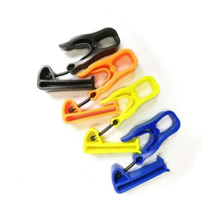 Custom Plastic Glove Clip Lime  Polyoxymethylene Interlock Belt Clip