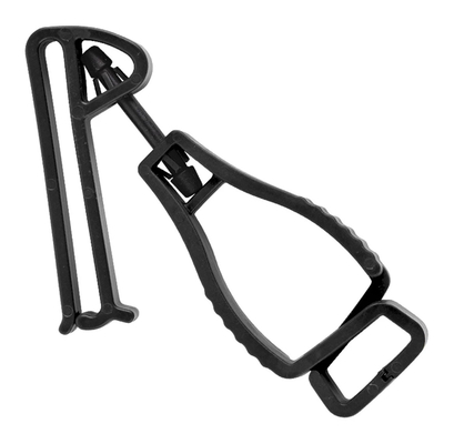 Custom Plastic Glove Clip Lime  Polyoxymethylene Interlock Belt Clip