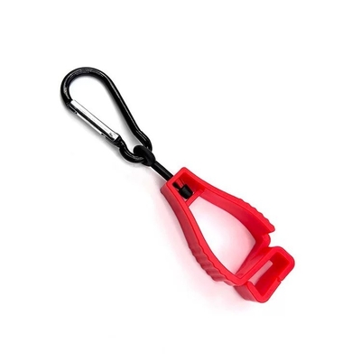 Plastic Glove Clips Multi-Color Custom Logo Safety Interlock Clips for Labor Work